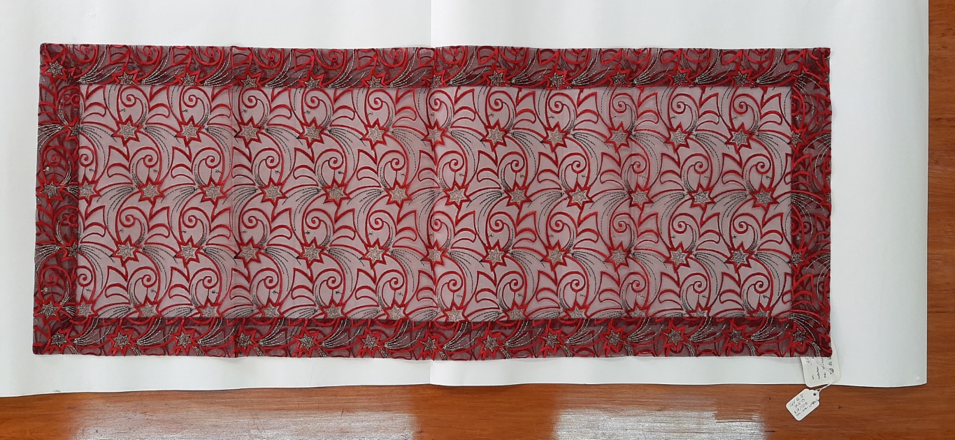 Camino De Mesa Rojo Con Estrellas Bordado 40X100Cm – Vogel