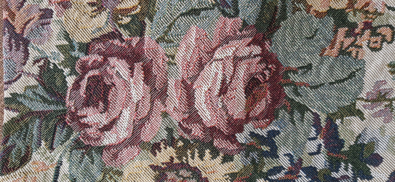 Camino De Mesa Café Con Rosas Con Borlas 35X135Cm – Drake