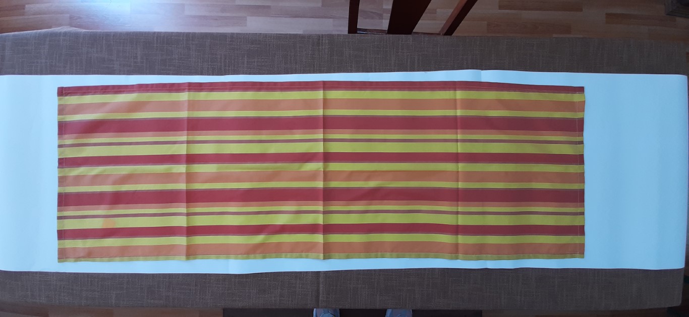 Camino De Mesa Rayas Amarillas, Rojas Y Naranjas 40X135Cm