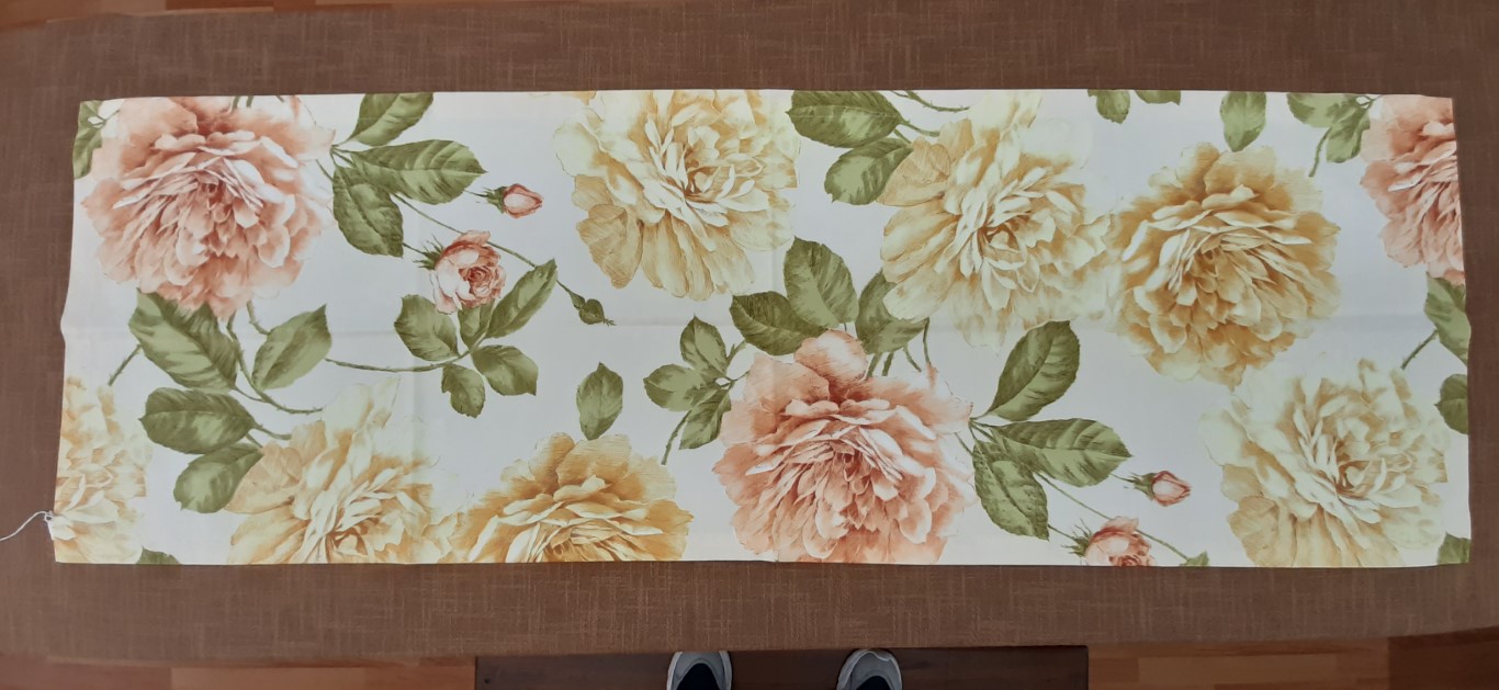 Camino De Mesa Blanco Con Rosal 50X150Cm – Laura S