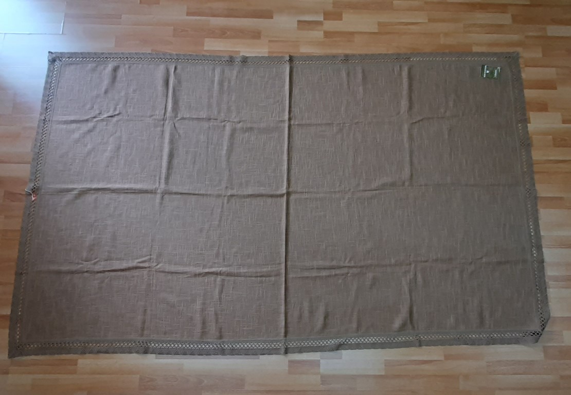 Mantel Rectangular Café Con Encaje 150X250Cm – Bielefelder